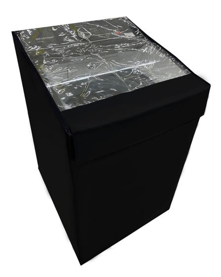 Capa P/ Máquina De Lavar Panasonic 18kg Transparente Zíper Menor preço em Capa P/ Máquina De Lavar Panasonic 18kg Transparente Zíper