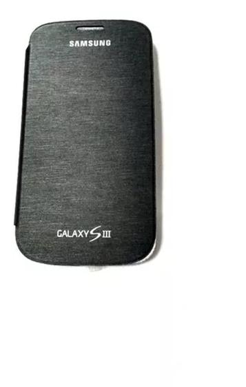 Imagem de Capa P/ Samsung Galaxy S3 Flip Cover Preto