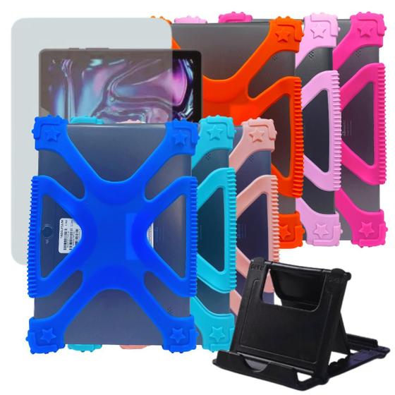 Imagem de Capa P/ Tablet Positivo Vision Tab 10 + Película + Suporte de Mesa
