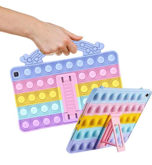 Imagem de Capa p/ Tablet Samsung A7 Lite Infantil com Alça e Suporte