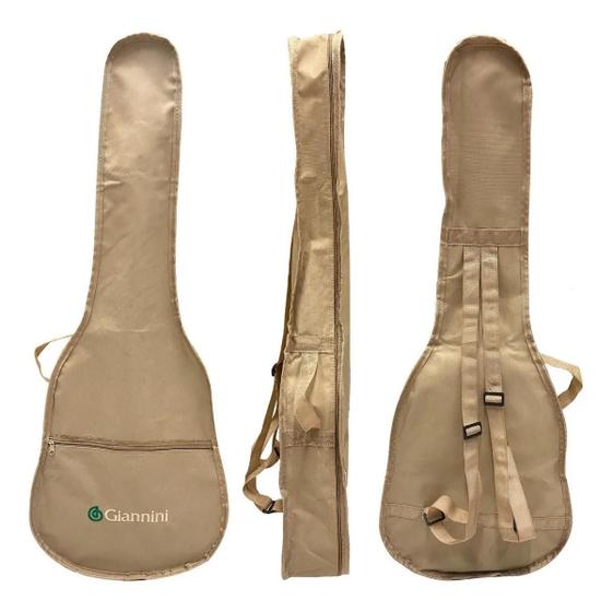 Capa p/ violão clássico simples "giannini" - bege Menor preço em Capa p/ violão clássico simples "giannini" - bege