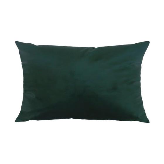 Imagem de Capa para Almofada em Veludo Liso Retangular 60x40 Verde Escuro