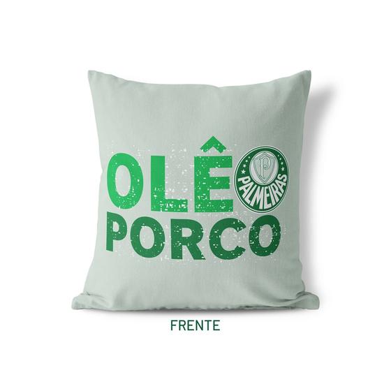 Imagem de Capa para Almofada STMHome Velour Palmeiras 42 X 42 Olê Porco