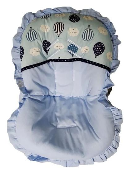 Imagem de Capa para Bebê Conforto Balões Azul bebe