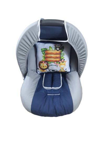 Imagem de Capa Para Bebê Conforto+Capota Protetora Solar+Protetor De Cinto+Almofadinha