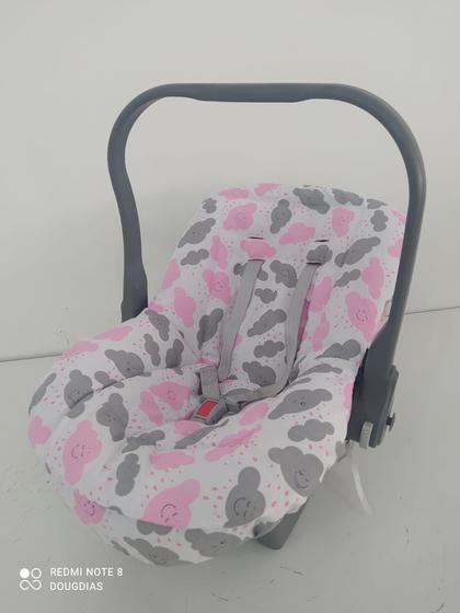 Imagem de Capa Para Bebê Conforto Protetor Universal (Nuven Rosa)