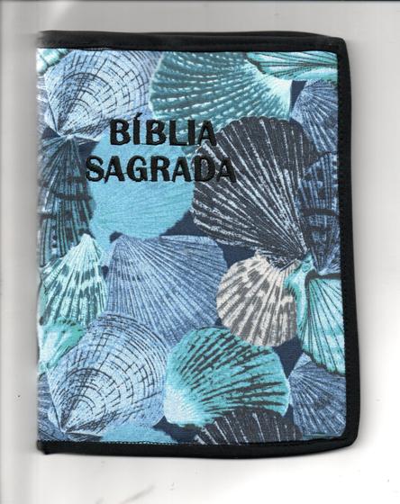 Imagem de Capa Para Bíblia, bordada Sem Ziper Em tecido acquablock impermeável