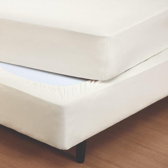Imagem de Capa Para Cama Box Solteiro Fio 30/1 Penteado Algodão