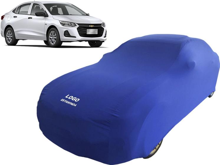 Imagem de Capa Para Carro De Tecido Lycra Gm Novo Onix Plus Anti-risco