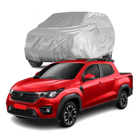 Imagem de Capa Para Carro Fiat Strada Volcano Cabine Dupla Impermeável com Forro Central