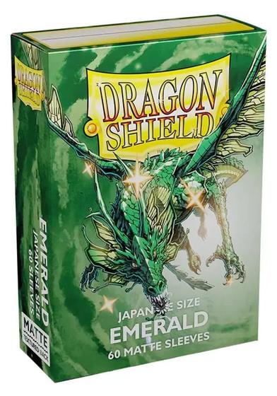 Imagem de Capa para cartas Dragon Shield Matte Japanese Emerald 60 CT