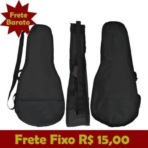 Imagem de Capa Para Cavaquinho Luxo Acolchoada Nylon 600 Frete Barato  Carbon