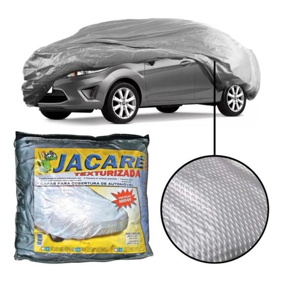 Imagem de capa para cobrir carro   100% IMPERMEAVEL proteção contra sol e chuva para Logan 2010