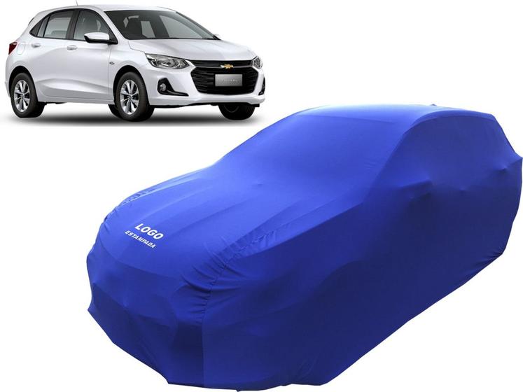 Imagem de Capa Para Cobrir Carro Chevrolet Onix Tecido Helanca