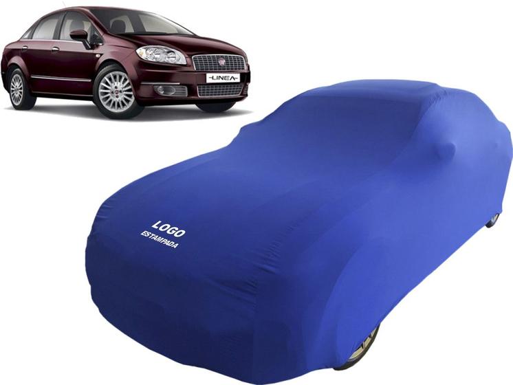Imagem de Capa Para Cobrir Carro Fiat Linea Essence Tecido Helanca