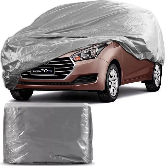 Capa Para Cobrir Carro Forro Impermeável Hyundai Hb20s Tamanho P Menor preço em Capa Para Cobrir Carro Forro Impermeável Hyundai Hb20s Tamanho P