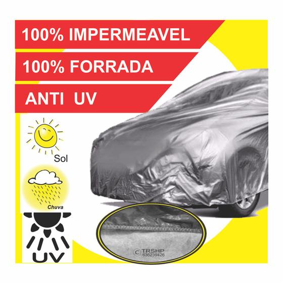 Imagem de Capa para cobrir carro tracker 100% forrada impermeavel