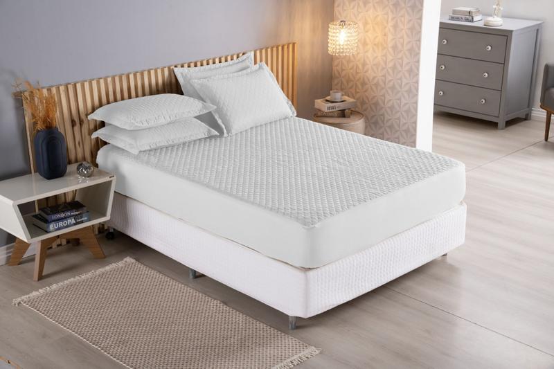 Imagem de Capa Para Colchão Junior Queen Com Elástico 03 Peças Cama Box E Cama Padrão