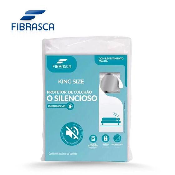 Imagem de Capa Para Colchão King Size Impermeável Silencioso - Fibrasca