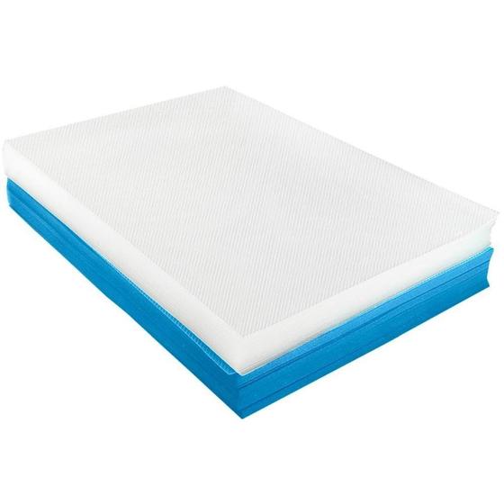 Imagem de Capa para Encadernacao A4 50 TRANSP Line + 50 Azul KIT