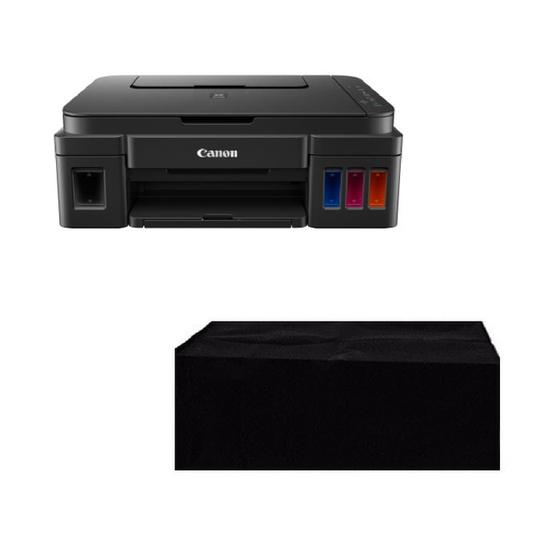 Capa Para Impressora Multifuncional Canon Pixma G3100 Preta Menor preço em Capa Para Impressora Multifuncional Canon Pixma G3100 Preta