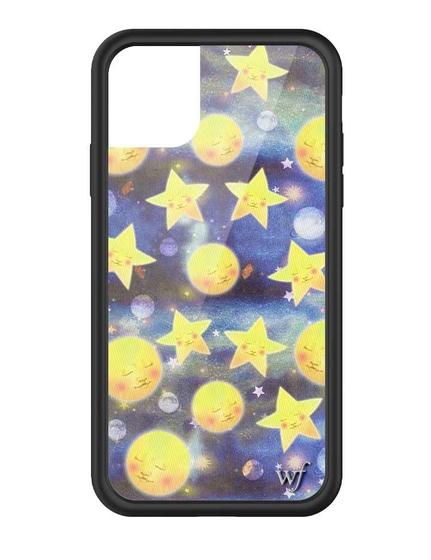 Imagem de Capa para iPhone 11 - Estampa Wildflower Celestial Dreaming (Preta)