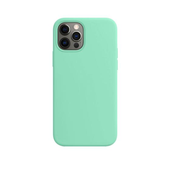 Imagem de Capa para iPhone 12 e 12 Pro em Silicone Aveludado