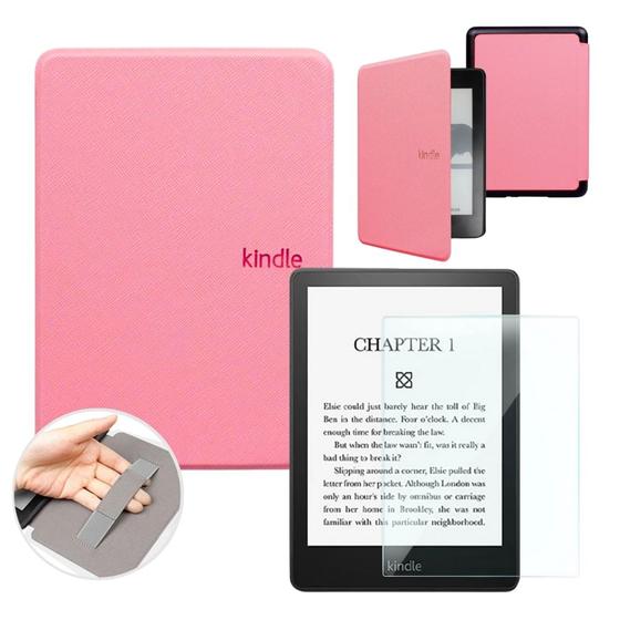Imagem de Capa para Kindle 12ª Gen RS23CV - c/ alça interna + pelicula