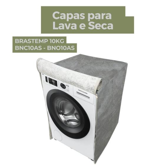 Imagem de Capa para lava e seca brastemp 10kg  bnc10as- bno10as impermeável flex