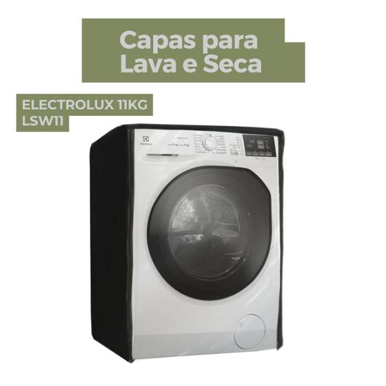 Imagem de Capa para lava e seca electrolux  11kg lsw11 transparente flex