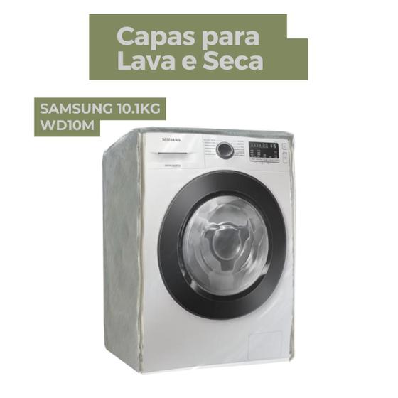 Imagem de Capa para lava e seca samsung 10.1kg wd10m transparente flex