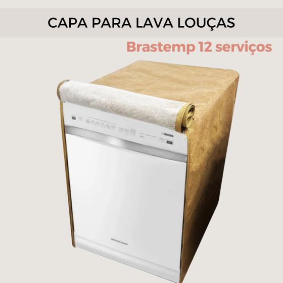 Imagem de Capa para lava louças brastemp 12  serviços impermeável flex