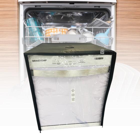 Imagem de Capa para lava louças brastemp 8 serv. bfl08bb transparente