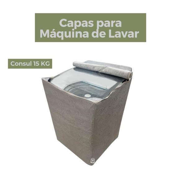 Imagem de Capa para lavadora consul 15kg impermeável flex