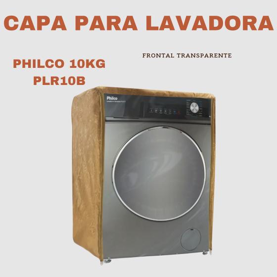 Imagem de CAPA PARA LAVADORA FRONTAL PHILCO  10kg PLR10B TRANSPARENTE FLEX