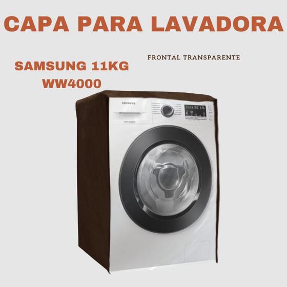 Imagem de Capa para lavadora samsung 11kg ww4000 transparente flex