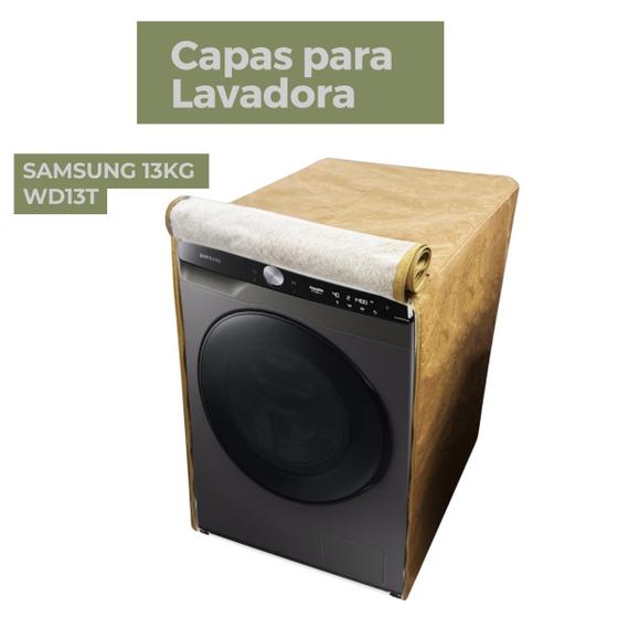 Imagem de Capa para lavadora samsung 13kg wd13t impermeável flex