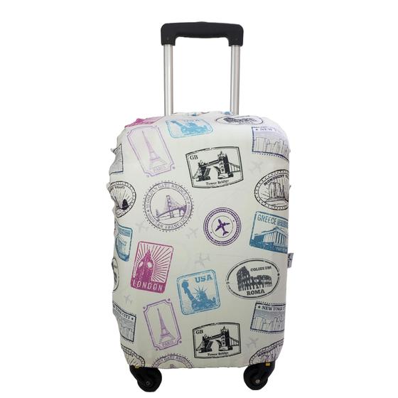 Imagem de Capa para Mala Big Style Basic Estampa Passaportes