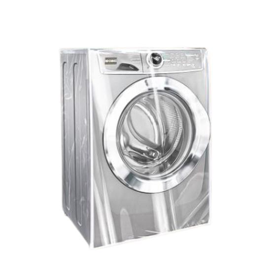 Imagem de Capa Para Máquina de Lavar Roupa Com Abertura Frontal Transparente Zíper Adomes Impermeável