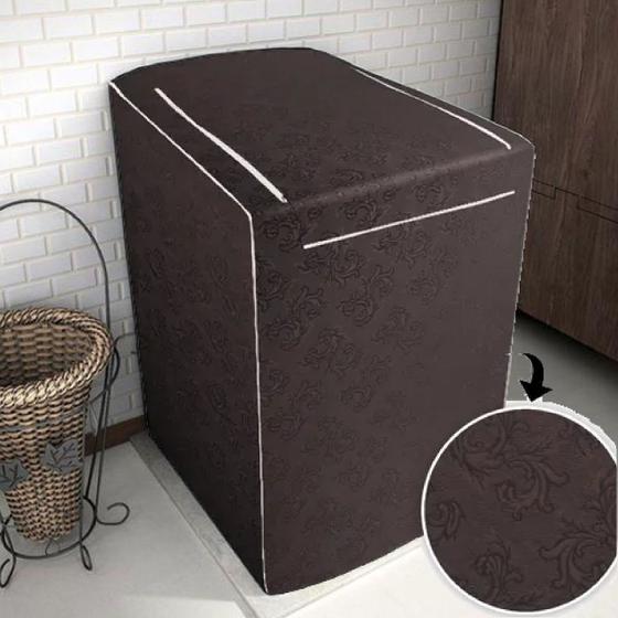 Imagem de Capa para Máquina de Lavar Roupas Café Diversas Marcas 10kg 11kg 11,5kg