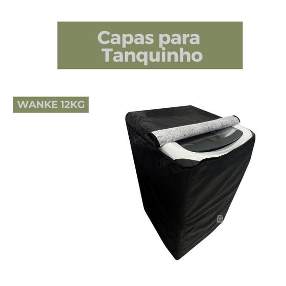 Imagem de Capa para máquina de lavar roupas semiautomática wanke 12kg impermeável flex