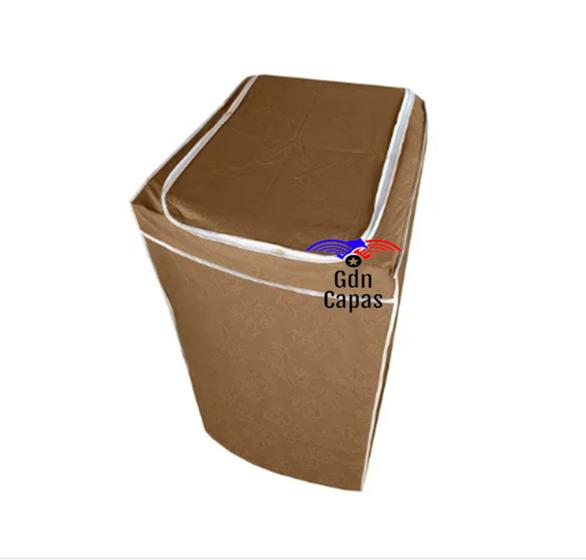 Imagem de Capa Para Maquinas De Lavar Roupas Cônsul Cws12ab  Com Ziper cor marrom