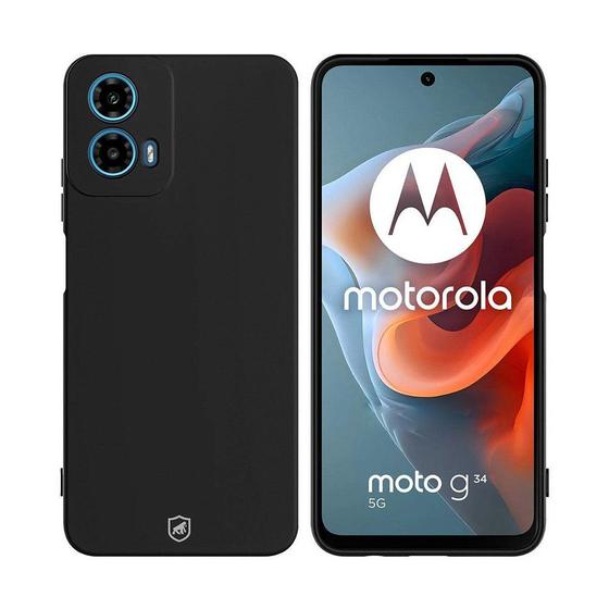 Imagem de Capa para Motorola Moto G34 5G - Silicon Veloz - Gshield