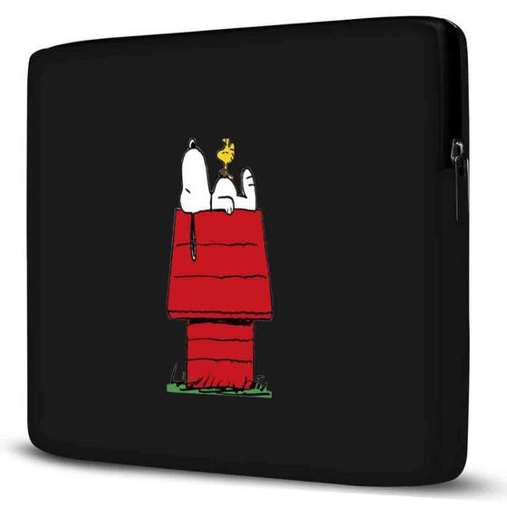 Imagem de Capa para Notebook Snoopy Preto