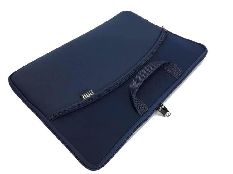 Imagem de Capa Para Notebooks 15.6 Azul Pasta Neoprene  Alça Case