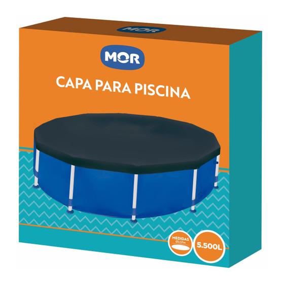 Imagem de Capa Para Piscina Estrutural Redonda 5500 Litros - Mor