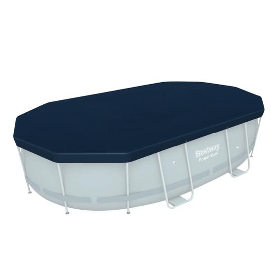 Imagem de Capa para Piscina Oval 4,27m x 2,50m x 1,00m Bestway 58425