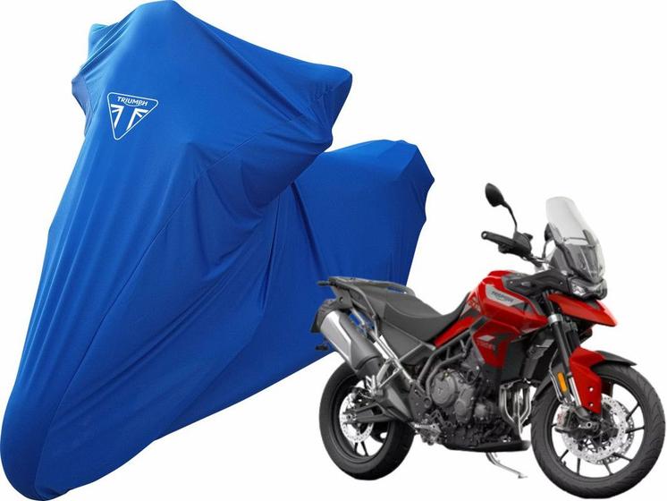 Imagem de Capa Para Proteger Moto Triumph Tiger 800 De Tecido Helanca