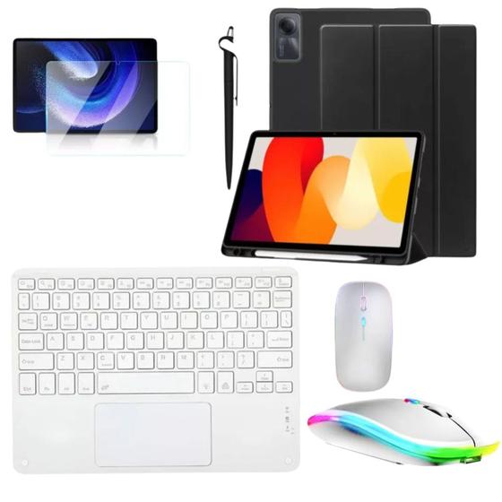 Capa para redmi xiaomi pad se 11+ teclado+ pelicula +mouse + caneta - dealfinder