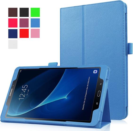 Imagem de Capa para Samsung Galaxy Tab A 10.1" (2016) - Fina, Dobrável, com Ativação/Suspensão Automática (Azul Celeste)